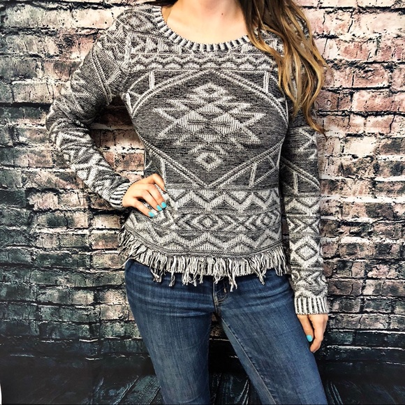 INC International Concepts Sweaters - International Concepts Fringe Hem Sweater NWT